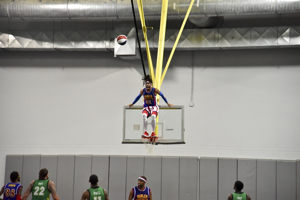 Harlem Globetrotters visit Al Udeid Air Base