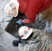 USACE Black Rock Lock employees excavate concrete