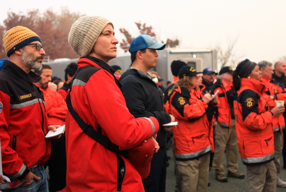 Cal Guard supports Camp Fire search base