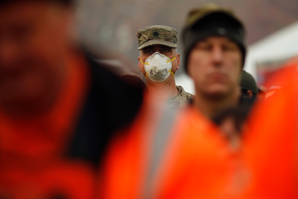 Cal Guard supports Camp Fire search base