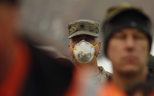 Cal Guard supports Camp Fire search base