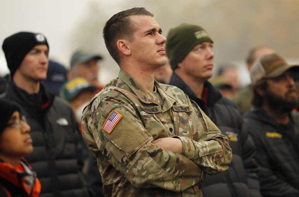 Cal Guard supports Camp Fire search base