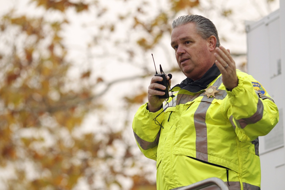 Cal Guard supports Camp Fire search base