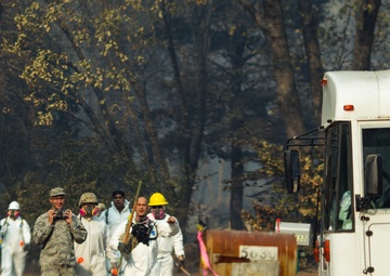 Chaplain Corps supports Camp Fire search teams