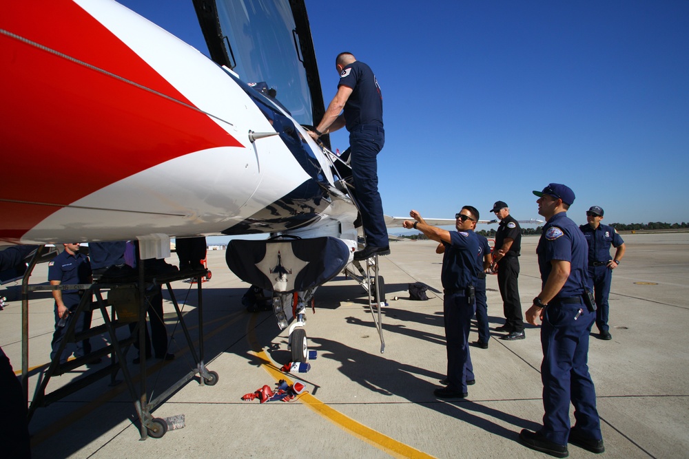 Thunderbirds train firefighters at Joint Forces Training Base