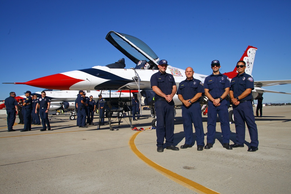 Thunderbirds train firefighters at Joint Forces Training Base