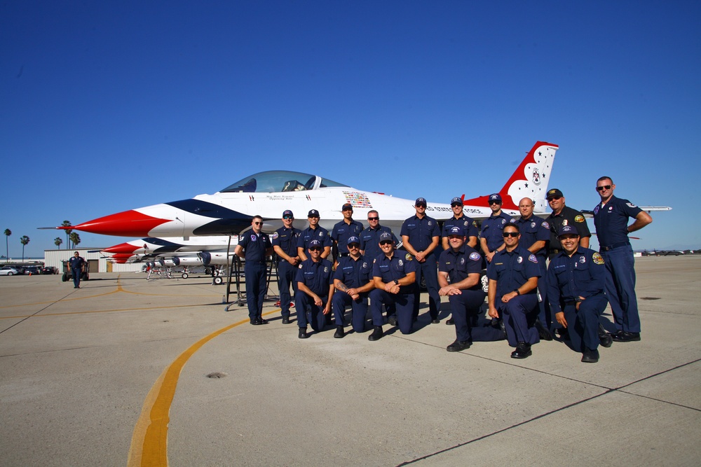 Thunderbirds train firefighters at Joint Forces Training Base