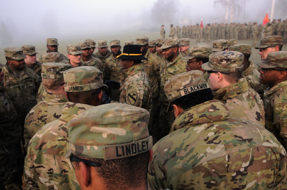 Dragons Reenlistment Ceremony at Tower Barracks Parade Field