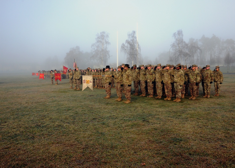 Dragons Reenlistment Ceremony at Tower Barracks Parade Field