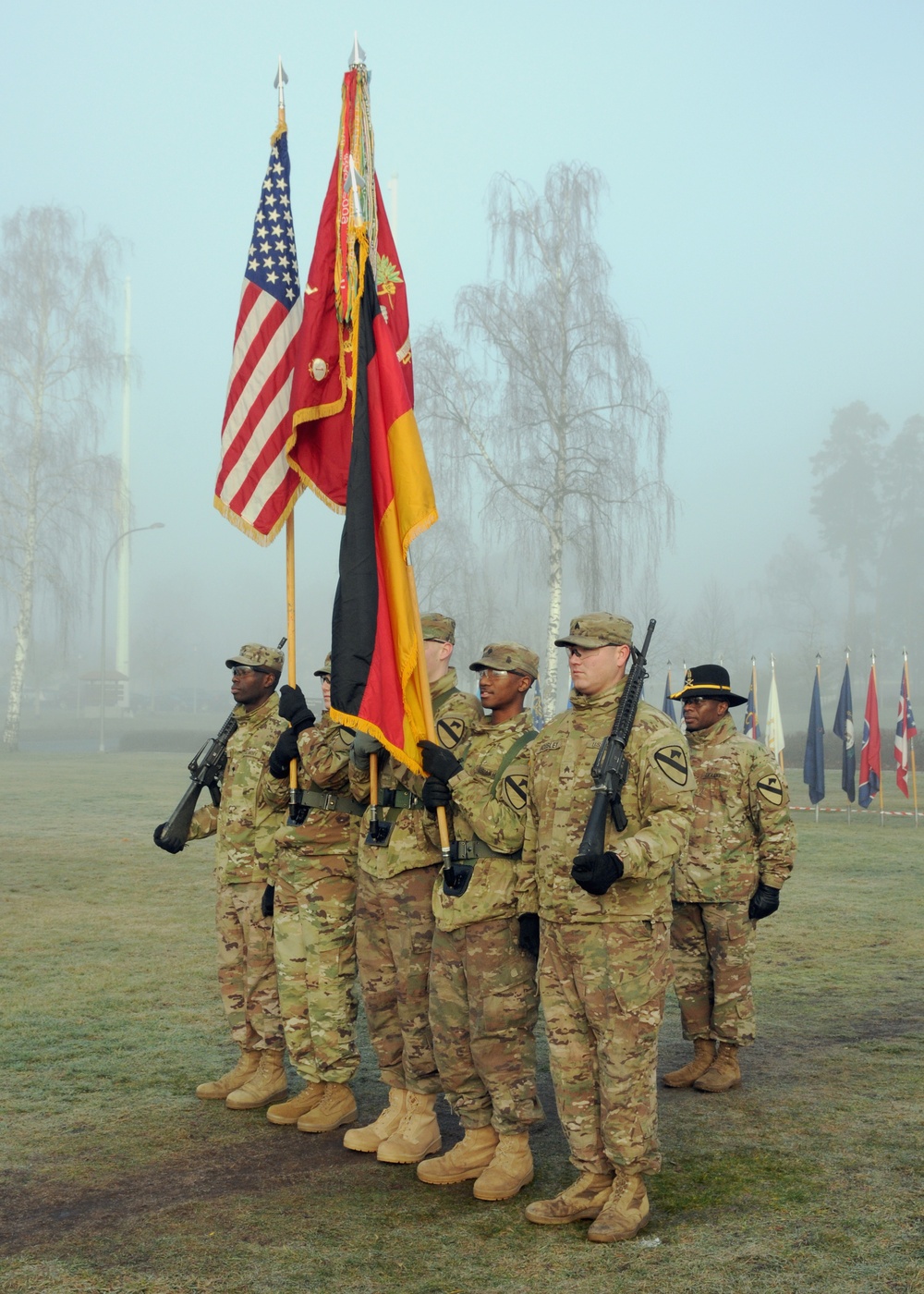 Dragons Reenlistment Ceremony at Tower Barracks Parade Field