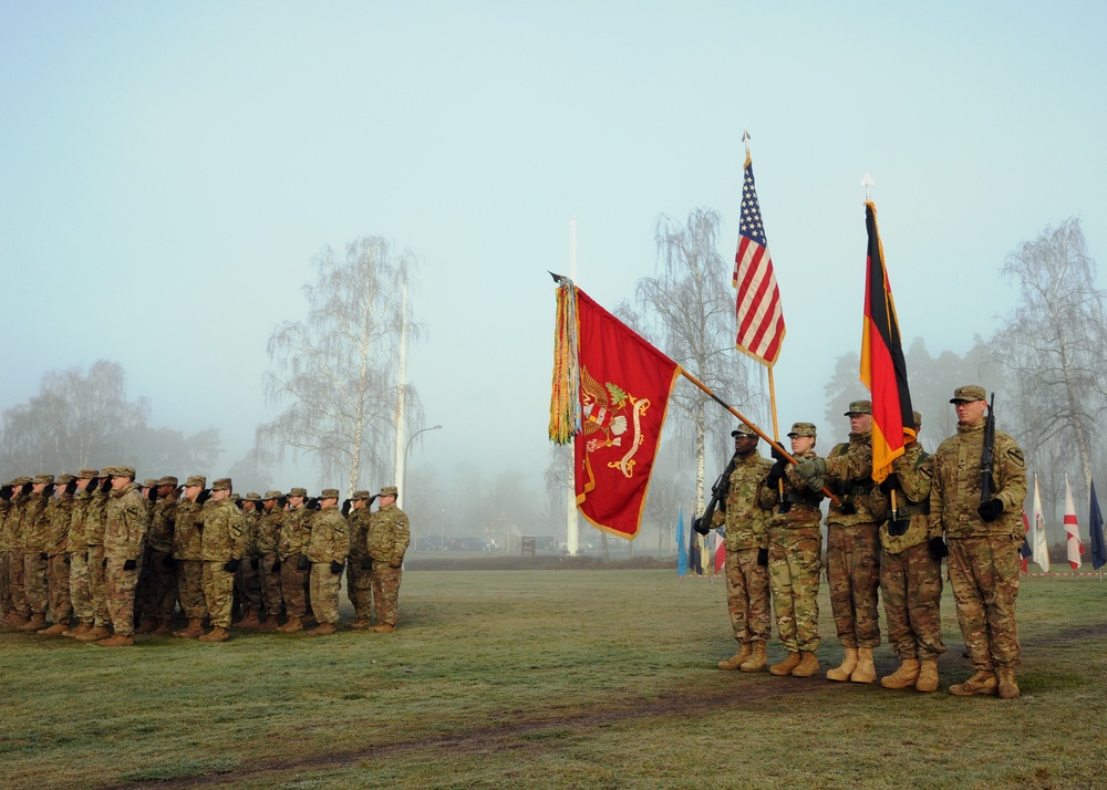 Dragons Reenlistment Ceremony at Tower Barracks Parade Field