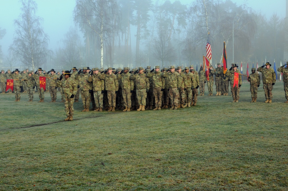 Dragons Reenlistment Ceremony at Tower Barracks Parade Field