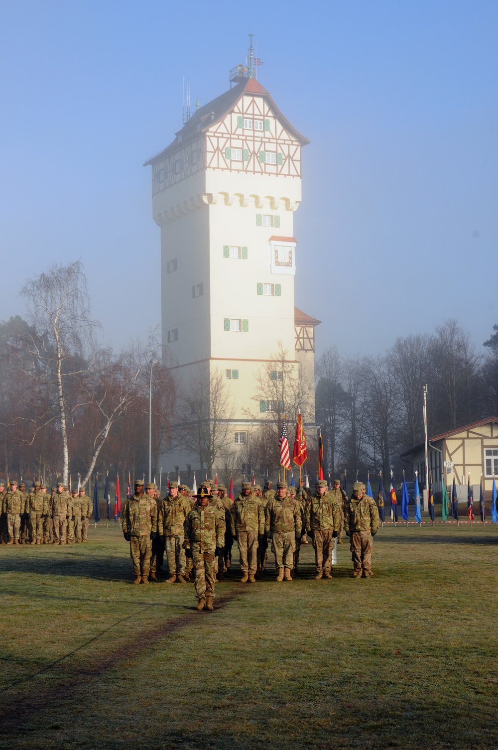 Dragons Reenlistment Ceremony at Tower Barracks Parade Field