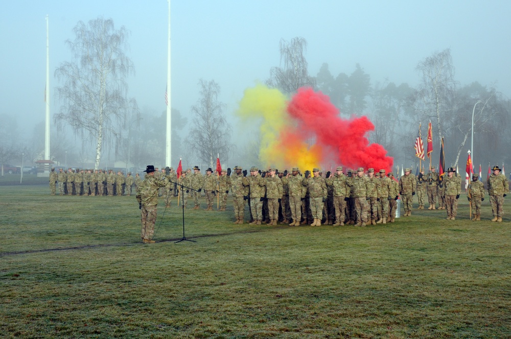 Dragons Reenlistment Ceremony at Tower Barracks Parade Field