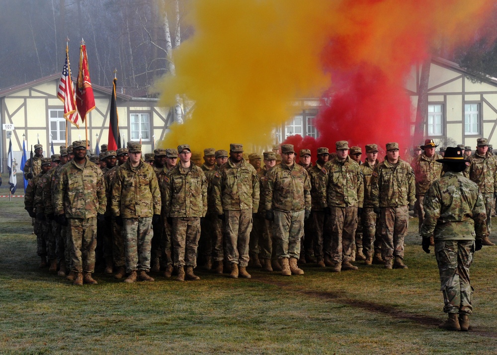 Dragons Reenlistment Ceremony at Tower Barracks Parade Field