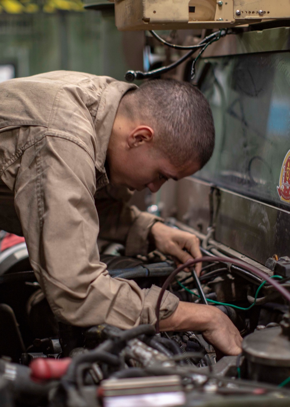 BLT Marines maintain vehicles and mission readiness