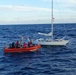Coast Guard assists sailing vessel 50 miles off Cape Lookout, NC