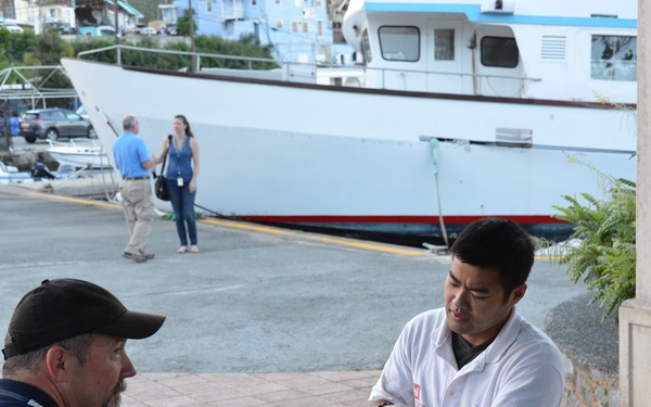 U.S. Army Corps of Engineers debris removal team St. Thomas, U.S. Virgin Islands