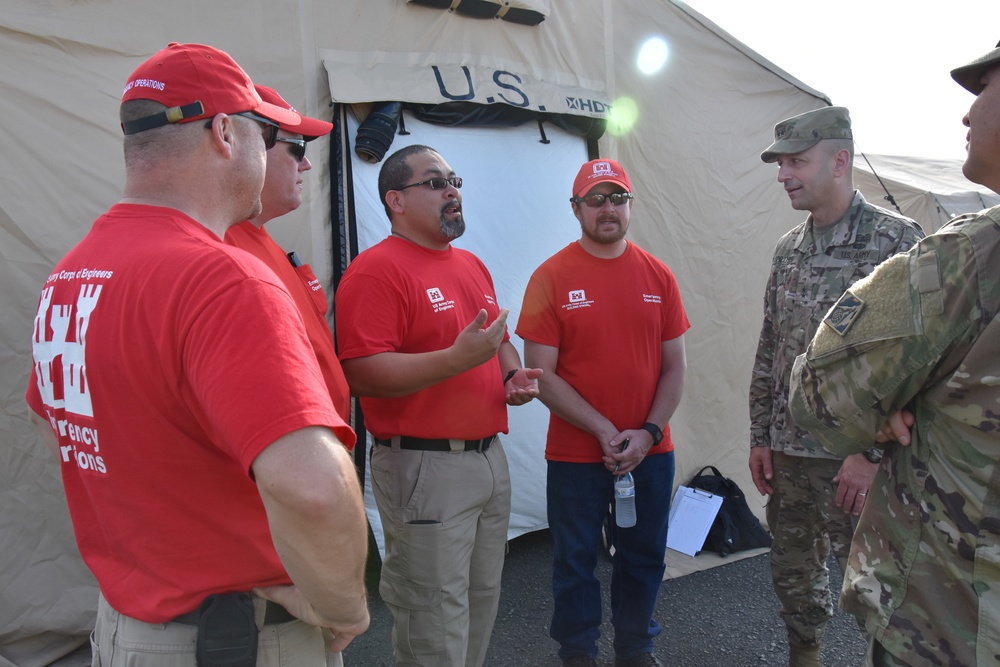 Temporary emergency power St. Croix incident support base, Nov. 25, 2017