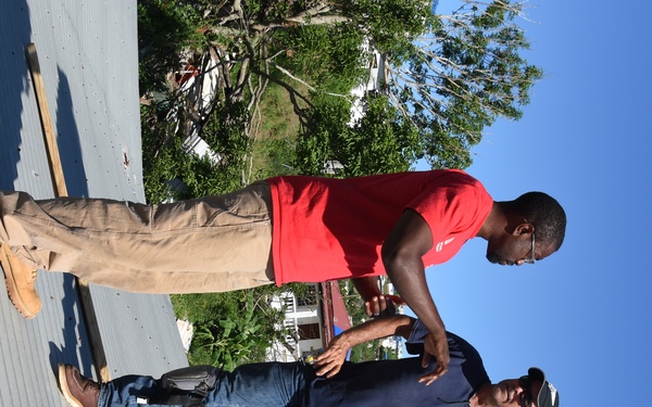 Blue Roof team on St. Thomas