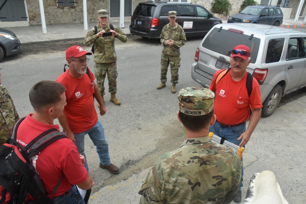 Army Corps deputy commanding general visits Blue Roof team at St. Croix EFO