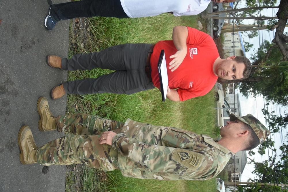 Maj. Gen. Ed Jackson, deputy chief of engineers, visits USVI recovery operations