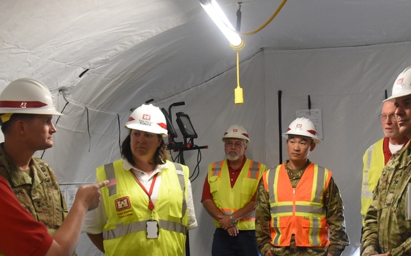 Maj. Gen. Ed Jackson, deputy chief of engineers, visits USVI recovery operations