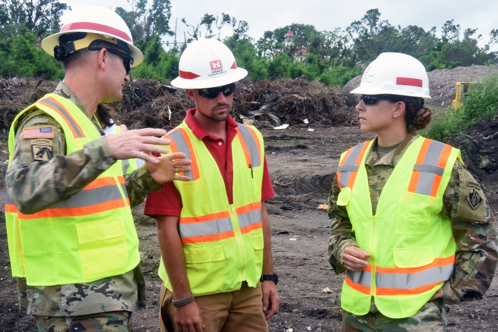 Maj. Gen. Ed Jackson, deputy chief of engineers, visits USVI recovery operations