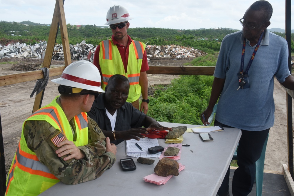 Maj. Gen. Ed Jackson, deputy chief of engineers, visits USVI recovery operations