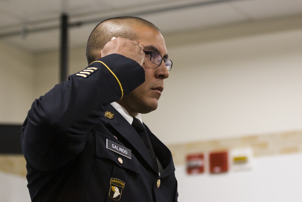 4th Cavalry Multi-Functional Training Brigade NCO of the quarter board
