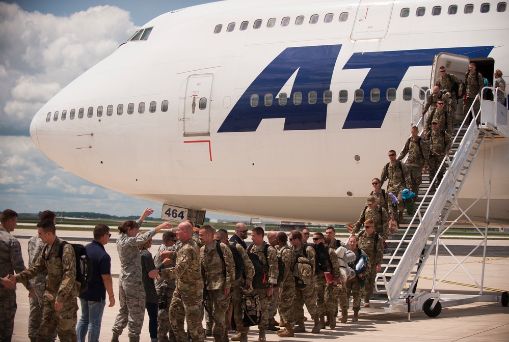122FW Blacksnakes return from three month deployment