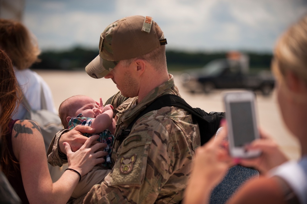 122FW Blacksnakes return from three month deployment