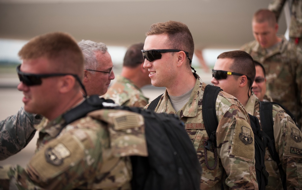 122FW Blacksnakes return from three month deployment