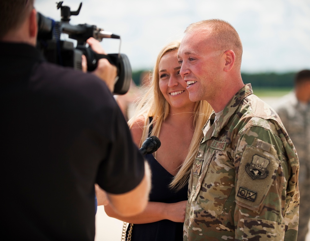 122FW Blacksnakes return from three month deployment