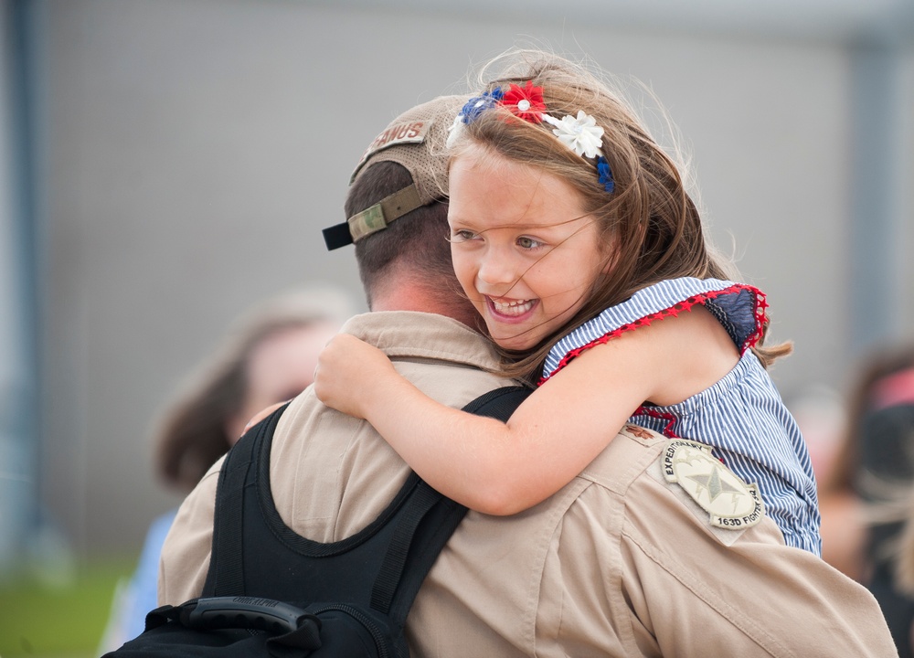 122FW Blacksnakes return from three month deployment