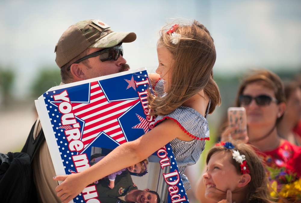 122FW Blacksnakes return from three month deployment
