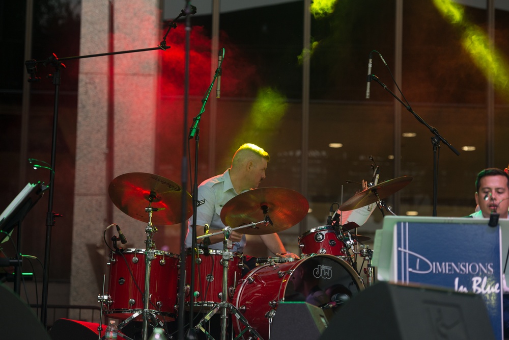 Dimensions in Blue at SATX Jazz Alive