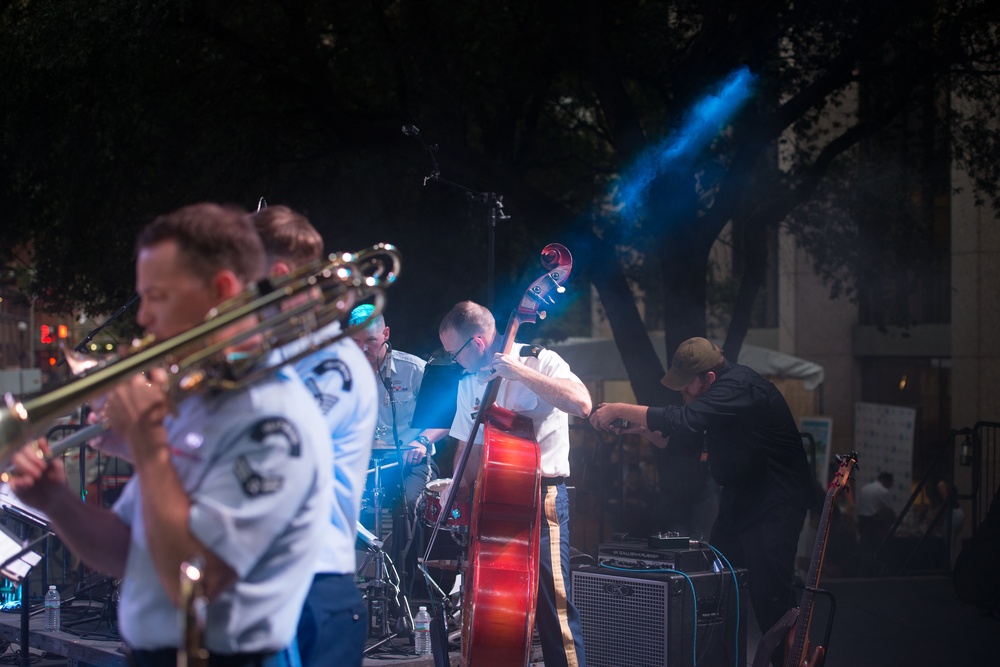 Dimensions in Blue at SATX Jazz Alive