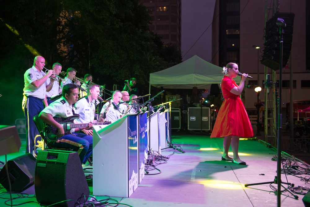 Dimensions in Blue at SATX Jazz Alive