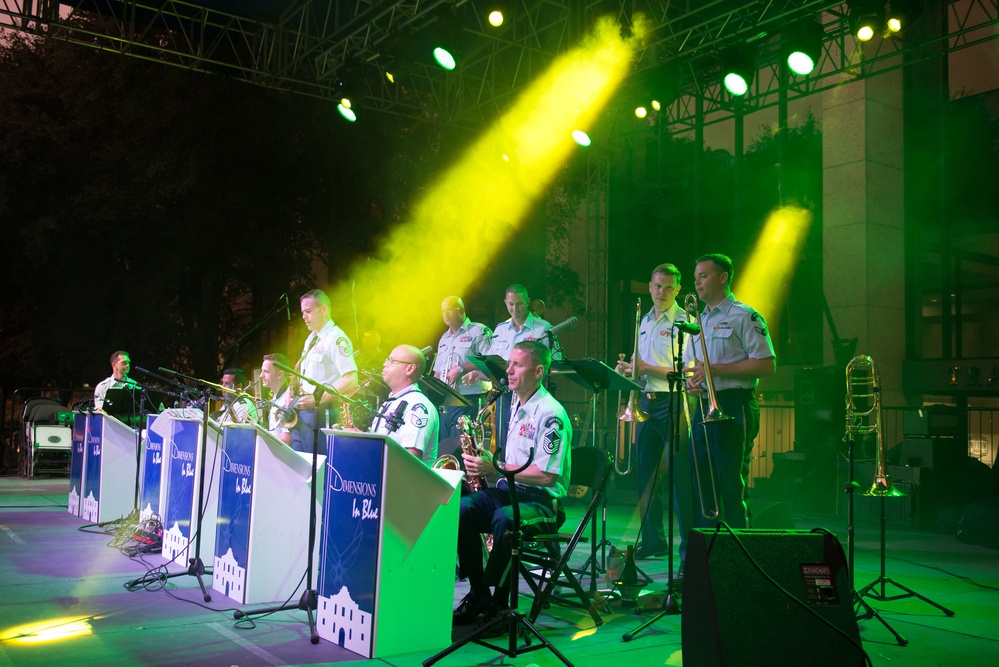 Dimensions in Blue at SATX Jazz Alive