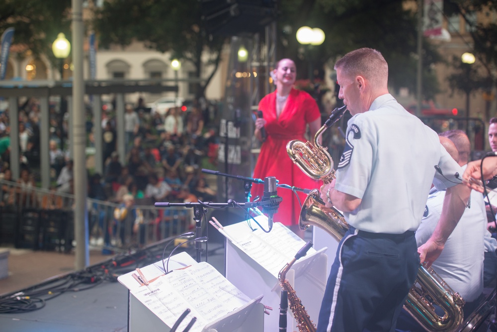 Dimensions in Blue at SATX Jazz Alive