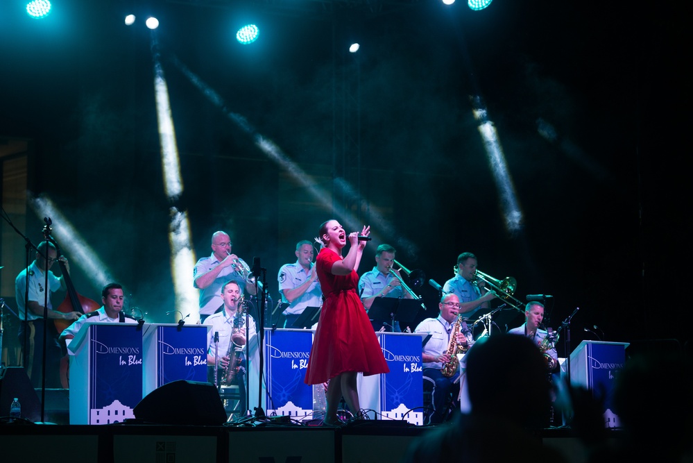 Dimensions in Blue at SATX Jazz Alive