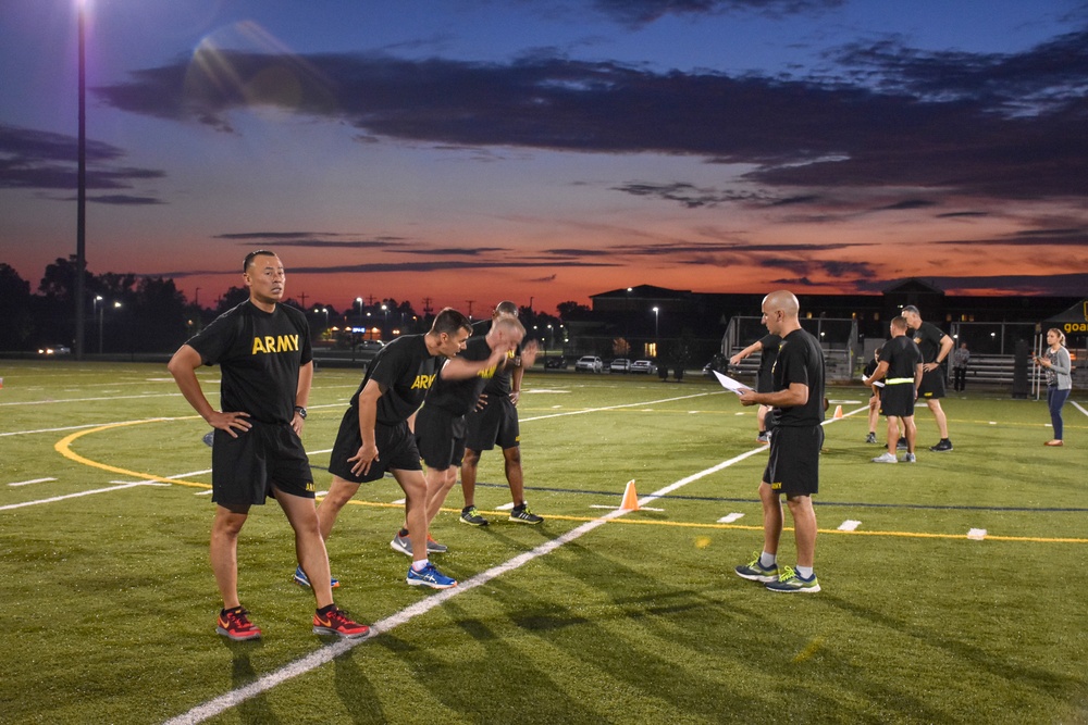 3rd Recruiting Brigade PT Session