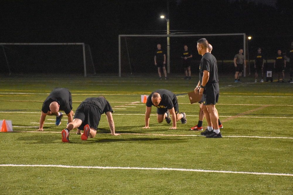 3rd Recruiting Brigade PT Session