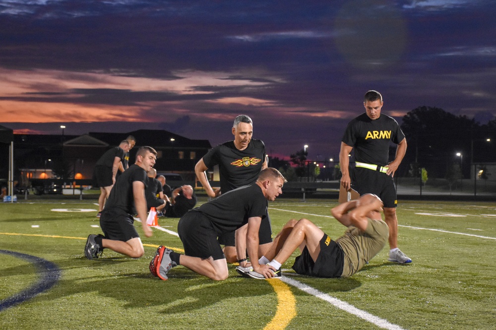 3rd Recruiting Brigade PT Session