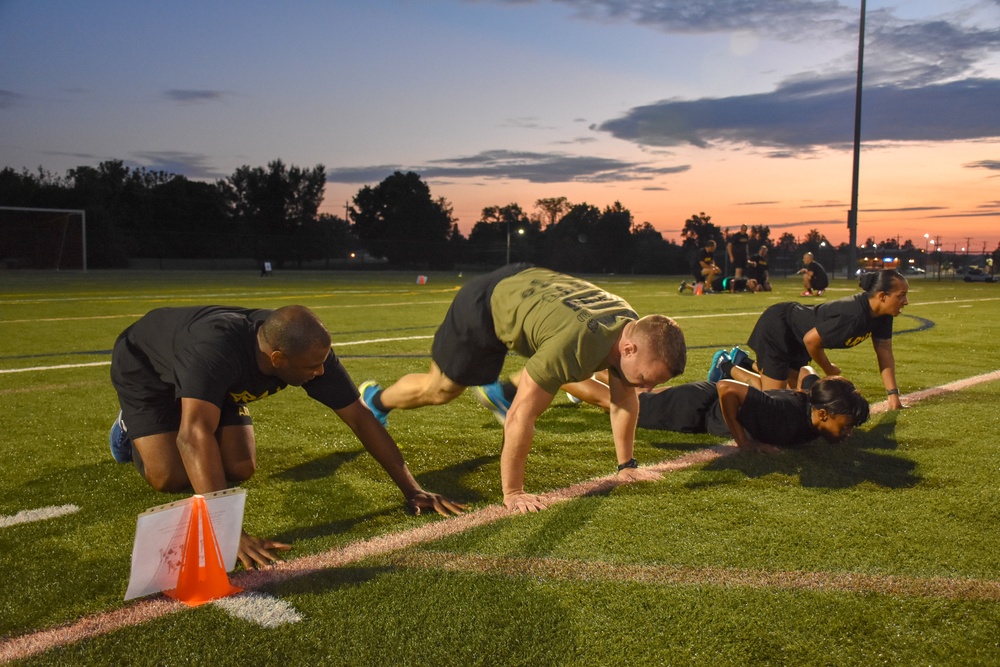 3rd Recruiting Brigade PT Session