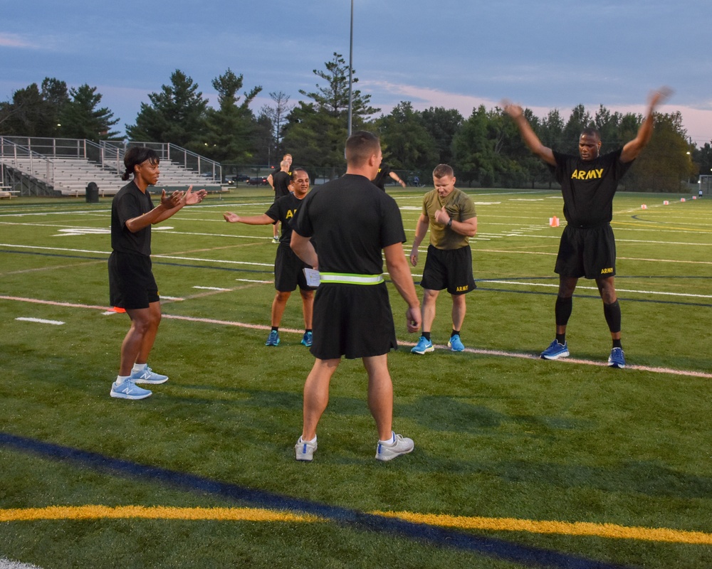 3rd Recruiting Brigade PT Session