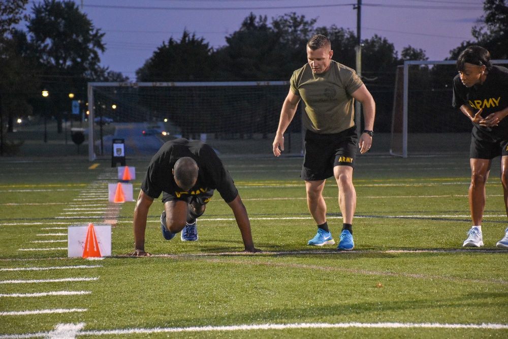 3rd Recruiting Brigade PT Session