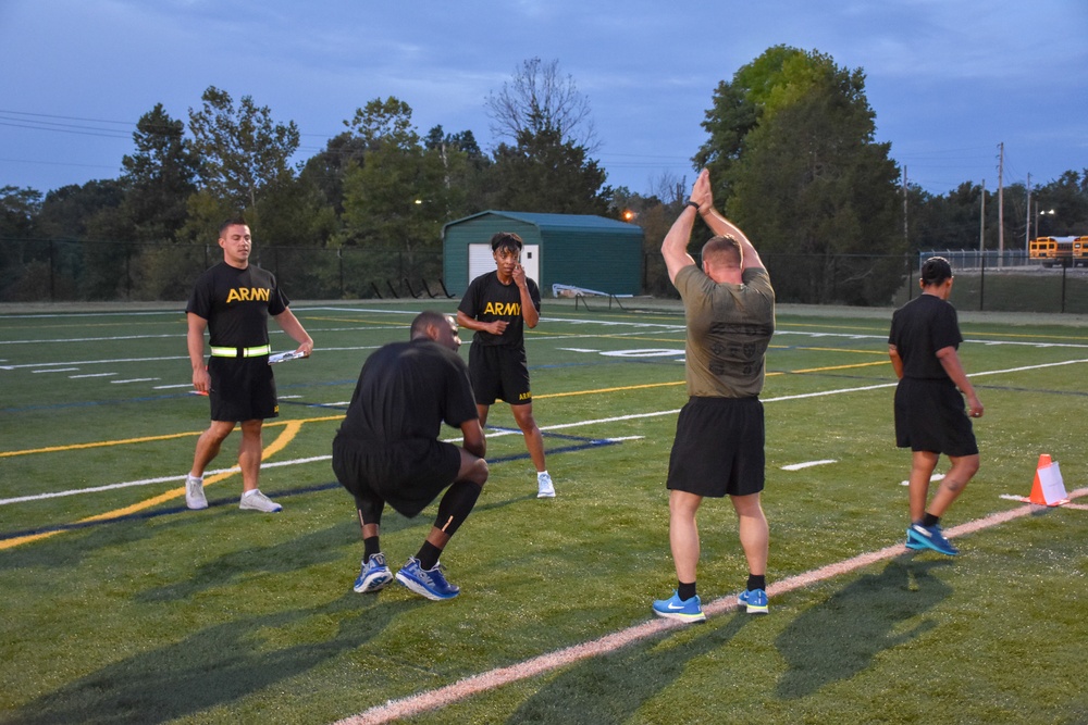 3rd Recruiting Brigade PT Session