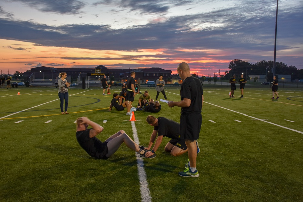 3rd Recruiting Brigade PT Session